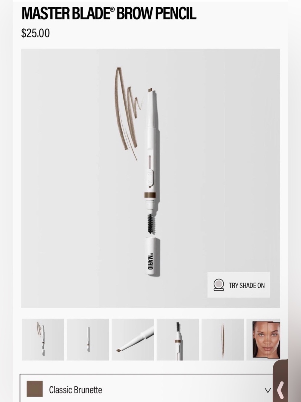 MASTER BLADE Brow Pencil — Classic Brunette Precision Definer
